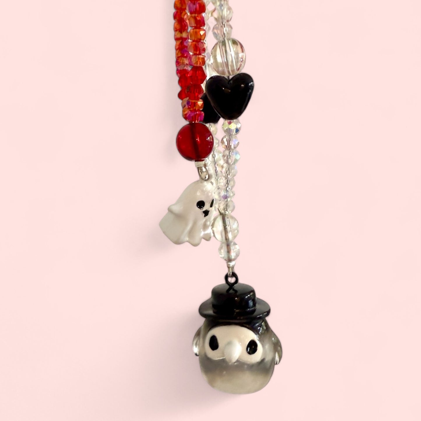 Gentleman Fantôme & Petit Fantôme – Un Duo Effrayant et Mignon pour Sacs et Téléphones