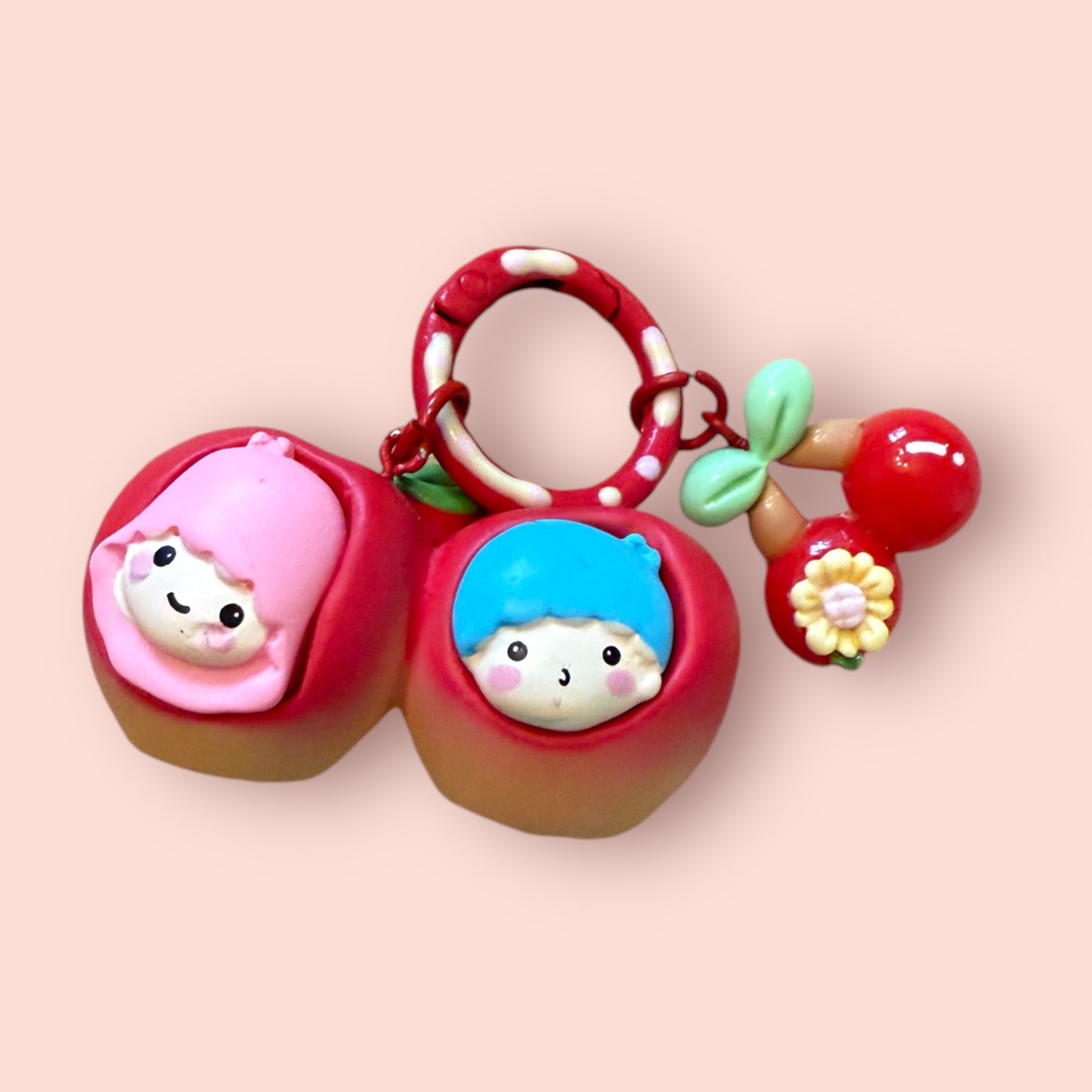 Kleine Zwillingssterne Kirschrot