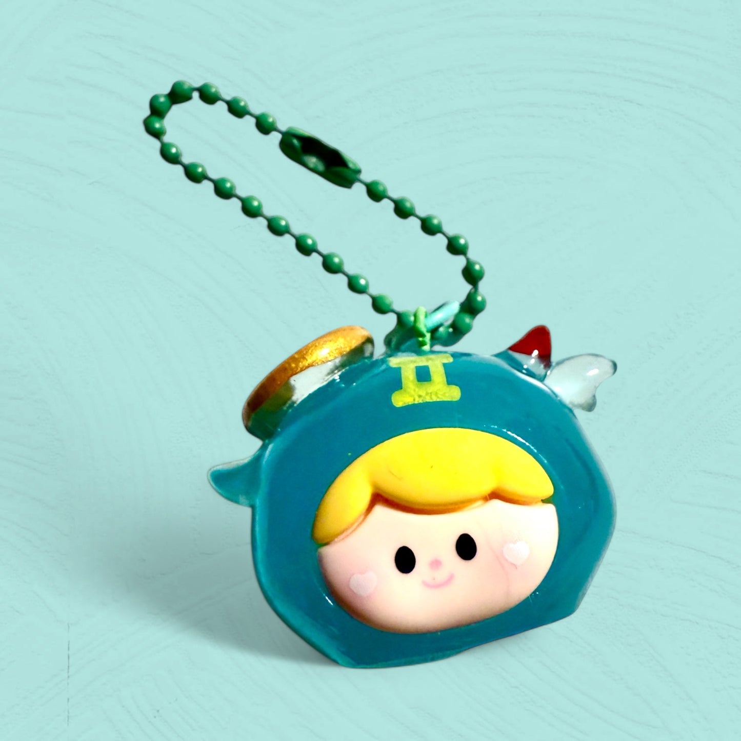 ✨ GENIMI "Curious Gemini" Keychain - Zodiac Symbol ✨