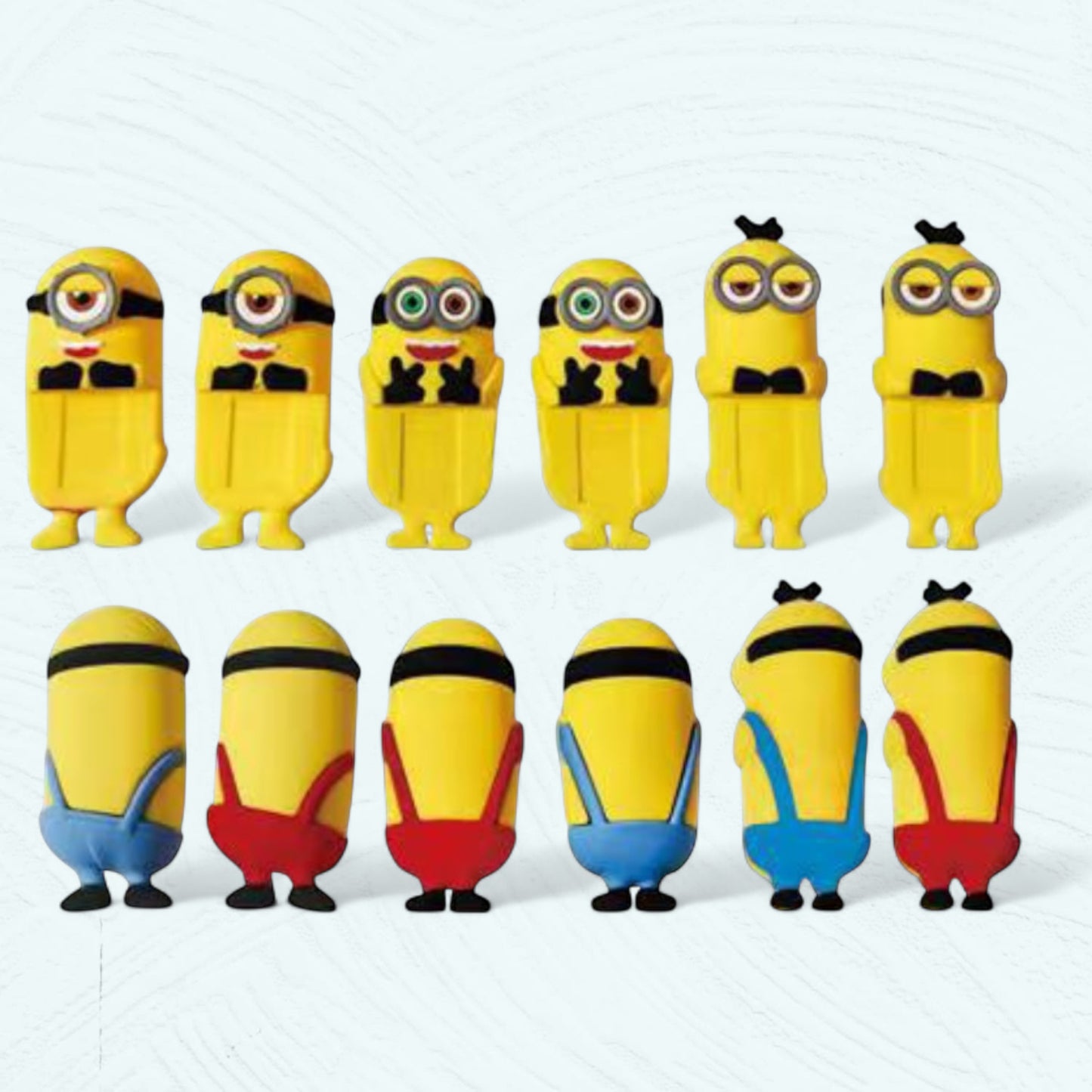 Boîte Surprise Minions – Hippers Figurines Décoratives à Coller (Série de 6)