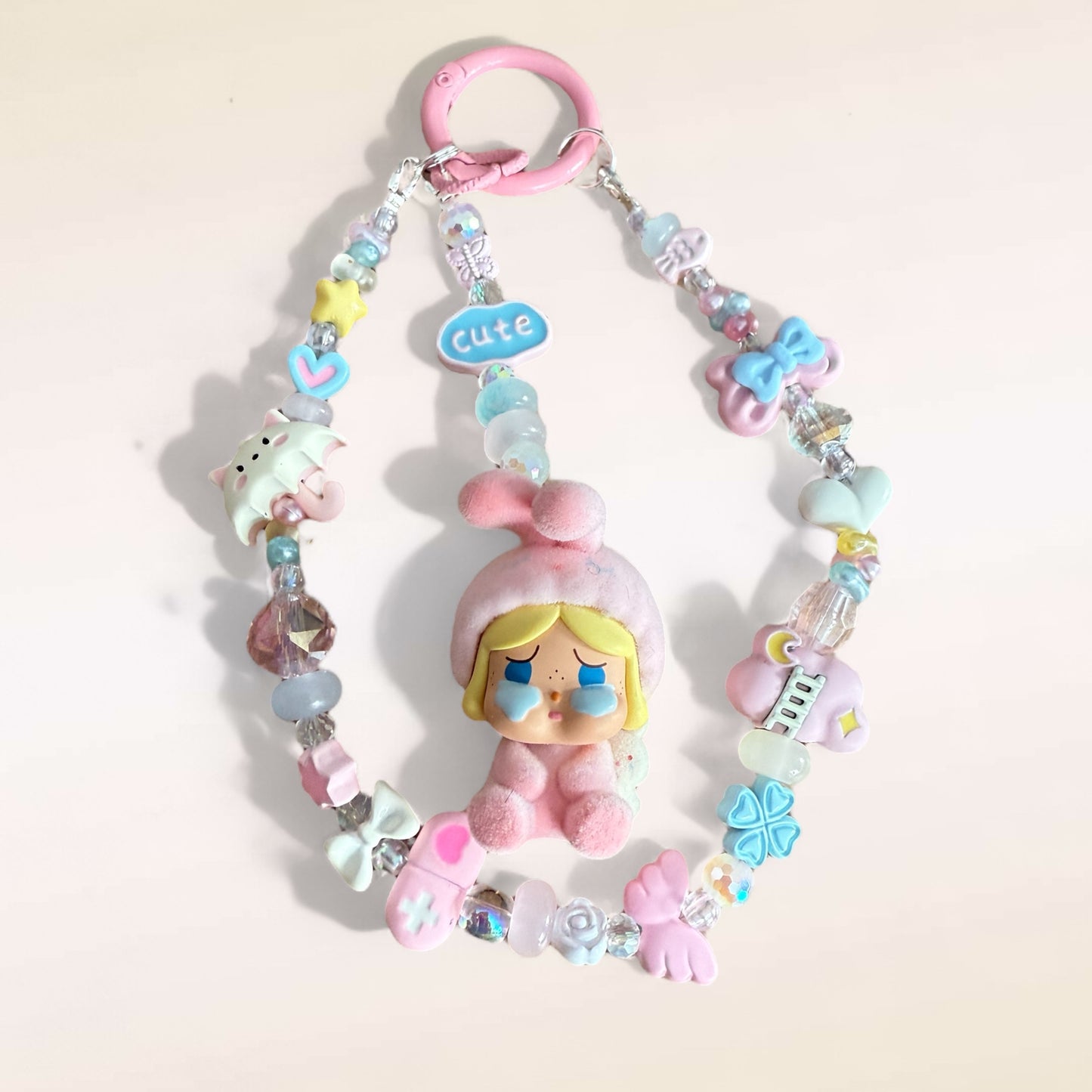 Handmade Crybaby Phone Charm – Pajama Party Series