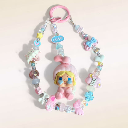 Handmade Crybaby Phone Charm – Pajama Party Series