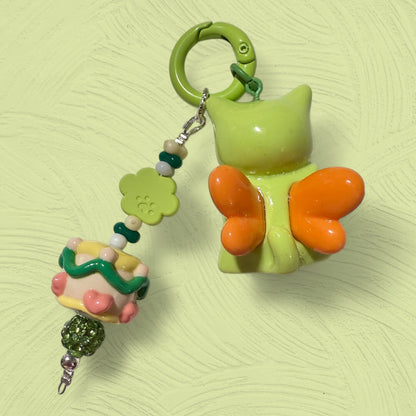 Angel Cat Charm