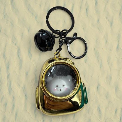 Light-Up Bear & Cat Backpack Keychain