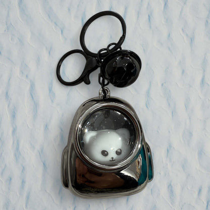 Light-Up Bear & Cat Backpack Keychain