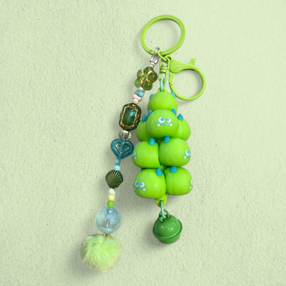Sanrio Character Stack Keychain – Handmade Beaded Charm