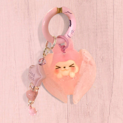 Porte-clés Kiki Angel - Édition Luminescente et Veloutée