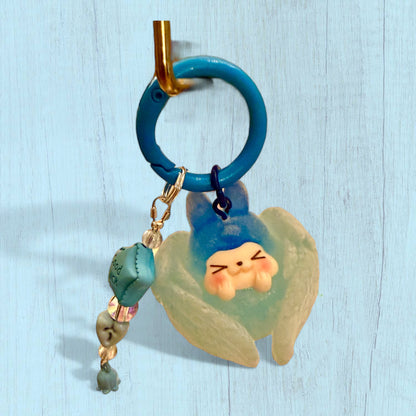 Porte-clés Kiki Angel - Édition Luminescente et Veloutée