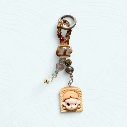 Série Pain Pop Mart — Pendentif perlé fait main