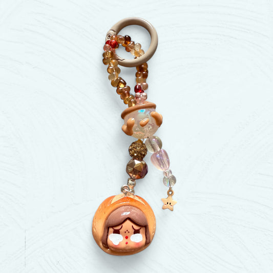 Série Pain Pop Mart — Pendentif perlé fait main