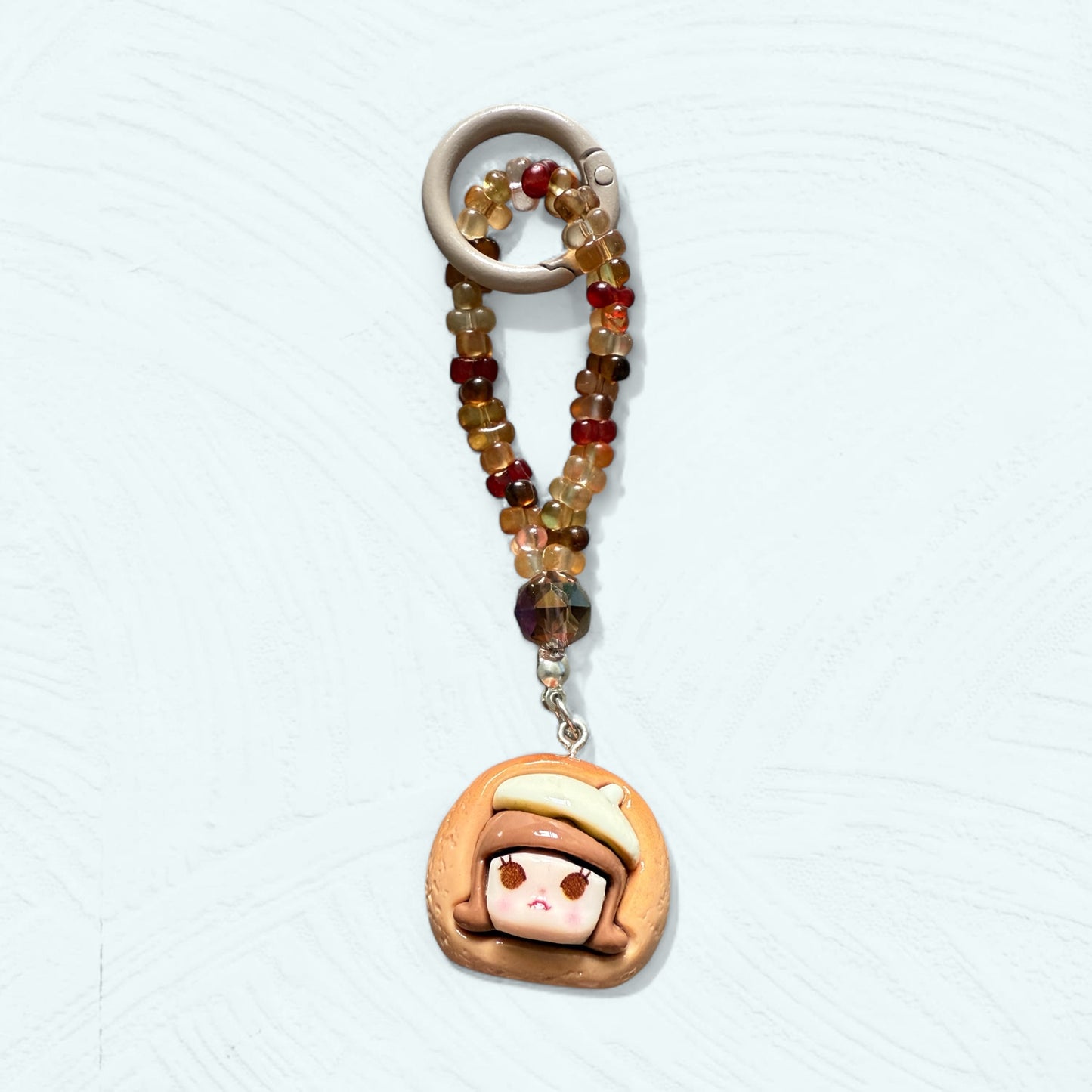 Série Pain Pop Mart — Pendentif perlé fait main