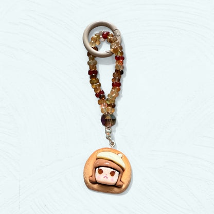 Série Pain Pop Mart — Pendentif perlé fait main
