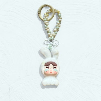 Crybaby Lapin – Porte-clés / Bijou de sac / Accessoire téléphone