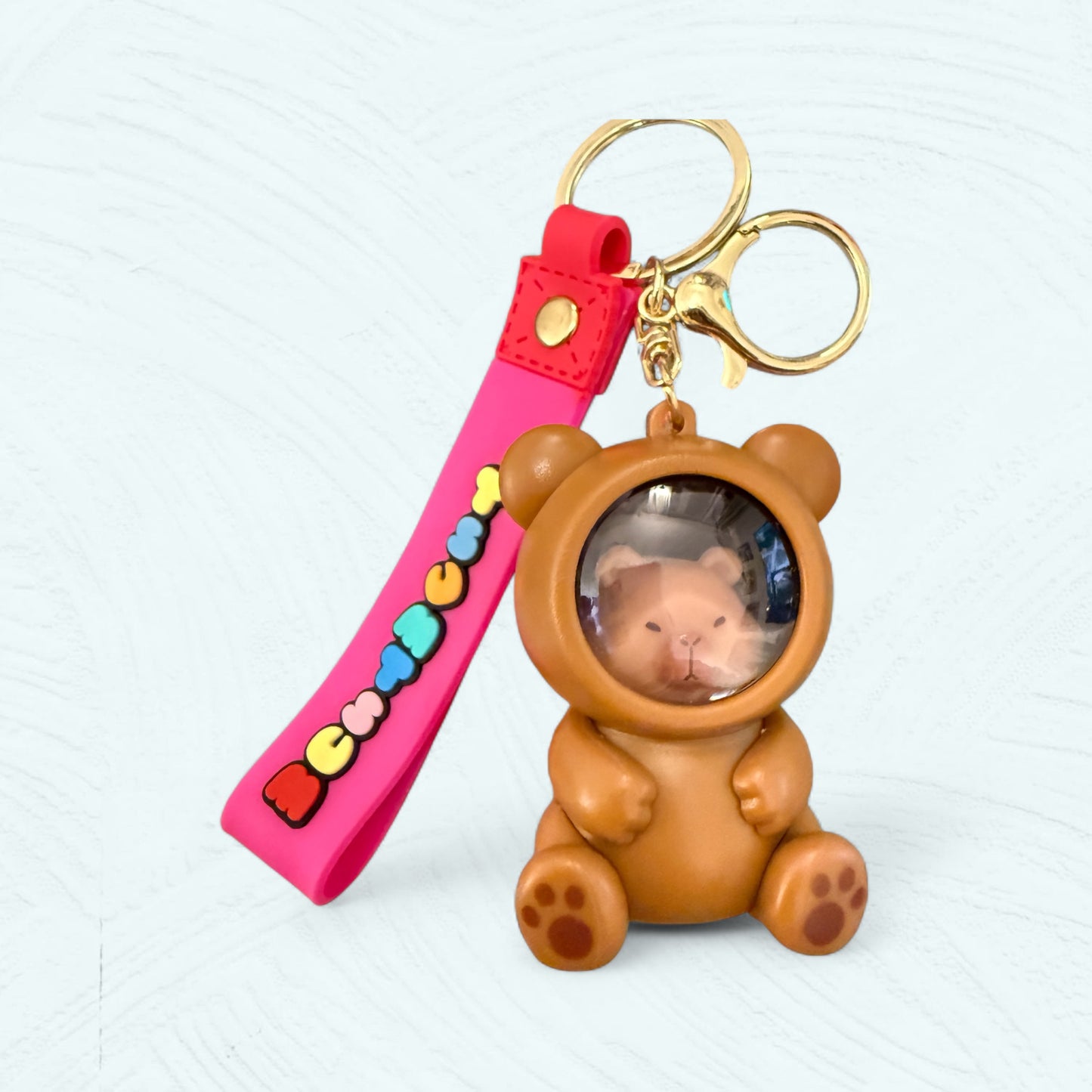 Porte-clés lumineux Capybara – Série mignonne en 4 styles