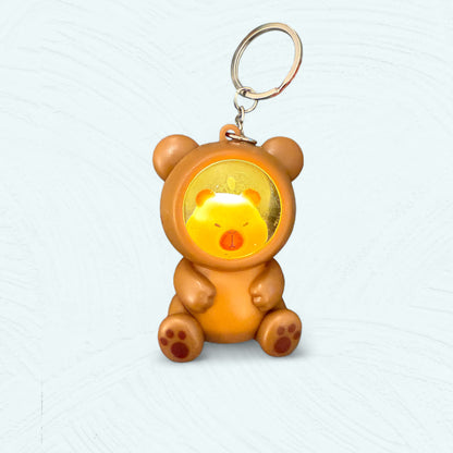 Porte-clés lumineux Capybara – Série mignonne en 4 styles