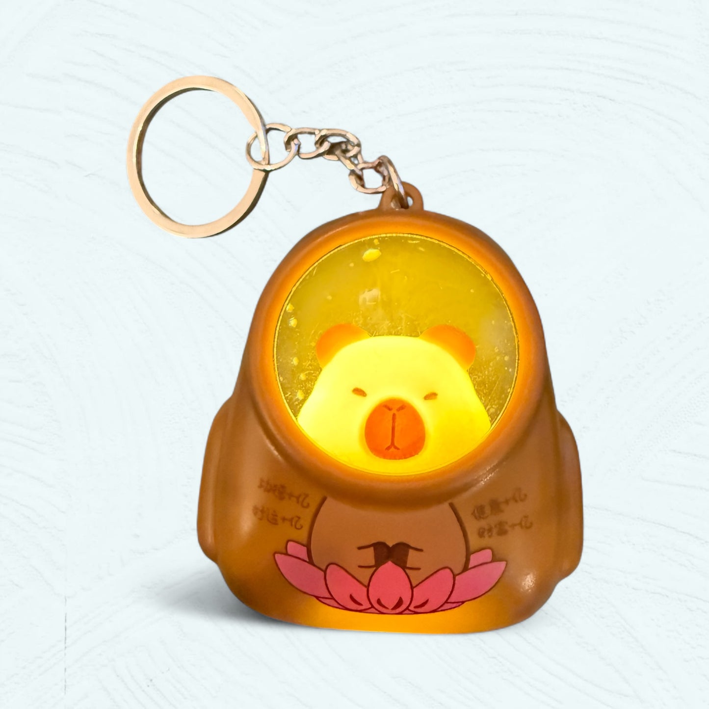 Porte-clés lumineux Capybara – Série mignonne en 4 styles