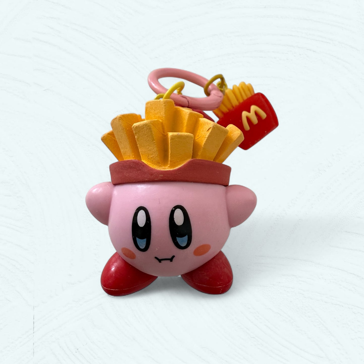 Porte-clés Kirby avec frites sur la tête