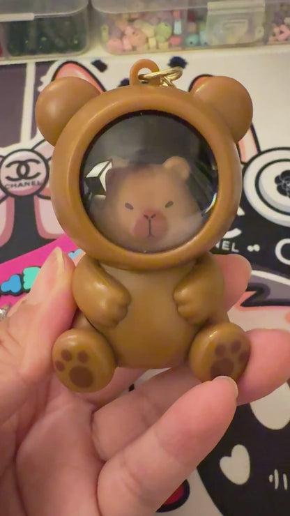 Porte-clés lumineux Capybara – Série mignonne en 4 styles